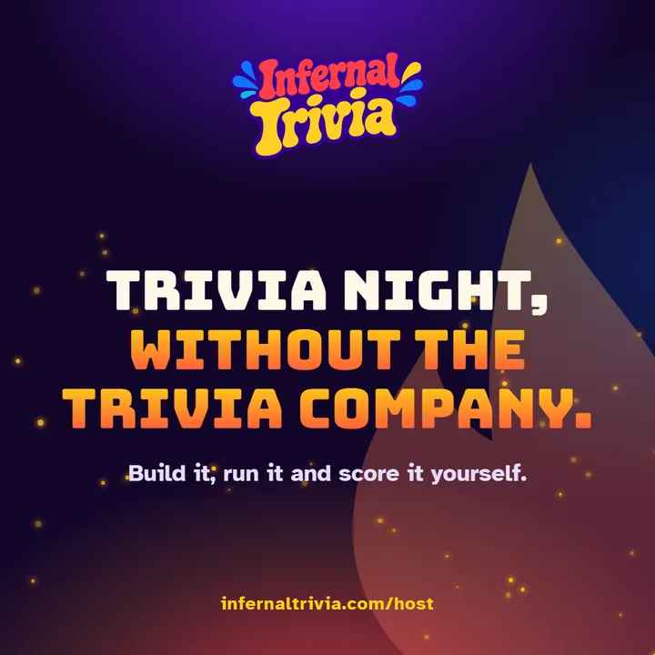 Infernal Trivia Host — Trivia night, without the trivia company. infernaltrivia.com/host