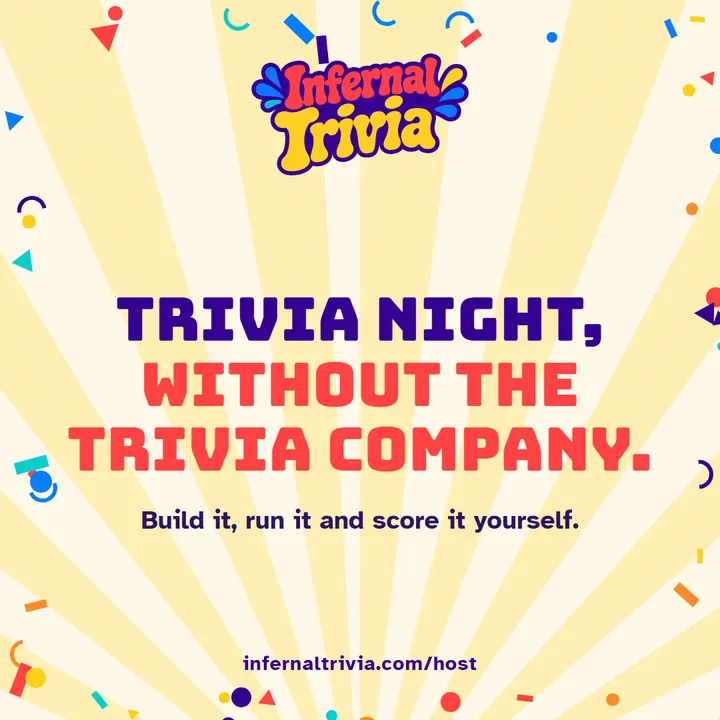 Infernal Trivia Host — Trivia night, without the trivia company. infernaltrivia.com/host