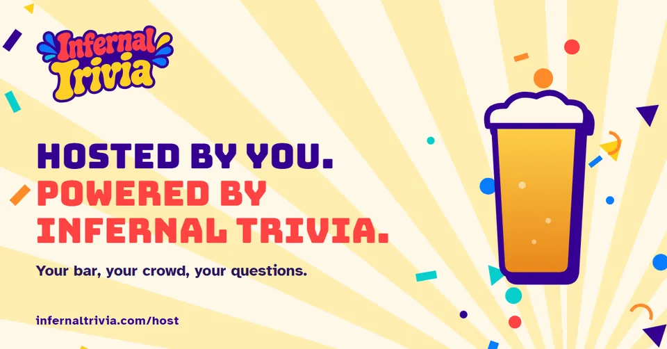 Infernal Trivia Host — Hosted by you. Powered by Infernal Trivia. infernaltrivia.com/host