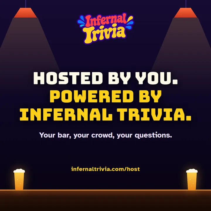 Infernal Trivia Host — Hosted by you. Powered by Infernal Trivia. infernaltrivia.com/host