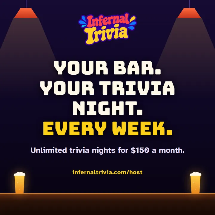 Infernal Trivia Host — Your bar. Your trivia night. Every week. infernaltrivia.com/host