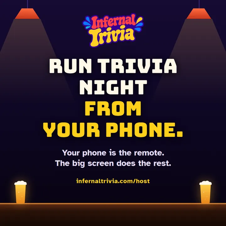 Infernal Trivia Host — Run trivia night from your phone. infernaltrivia.com/host