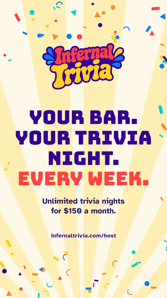 Infernal Trivia Host — Your bar. Your trivia night. Every week. infernaltrivia.com/host