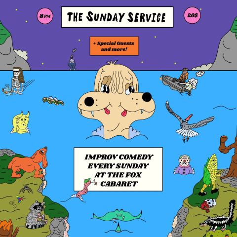 Poster: The Sunday Service, Fox Cabaret, Nov 1