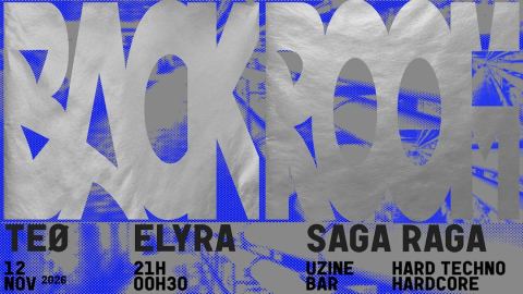 Affiche : BACKROOM - Atmoshpère x Uzine Bar, Uzine, 12 nov.
