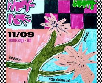 Poster: Exposition Bar Resto "Saveur fleurs coupées", Recyclart, Sep 11