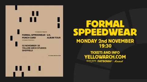 Poster: Formal Sppeedwear, Yellow Arch Studios, Nov 2