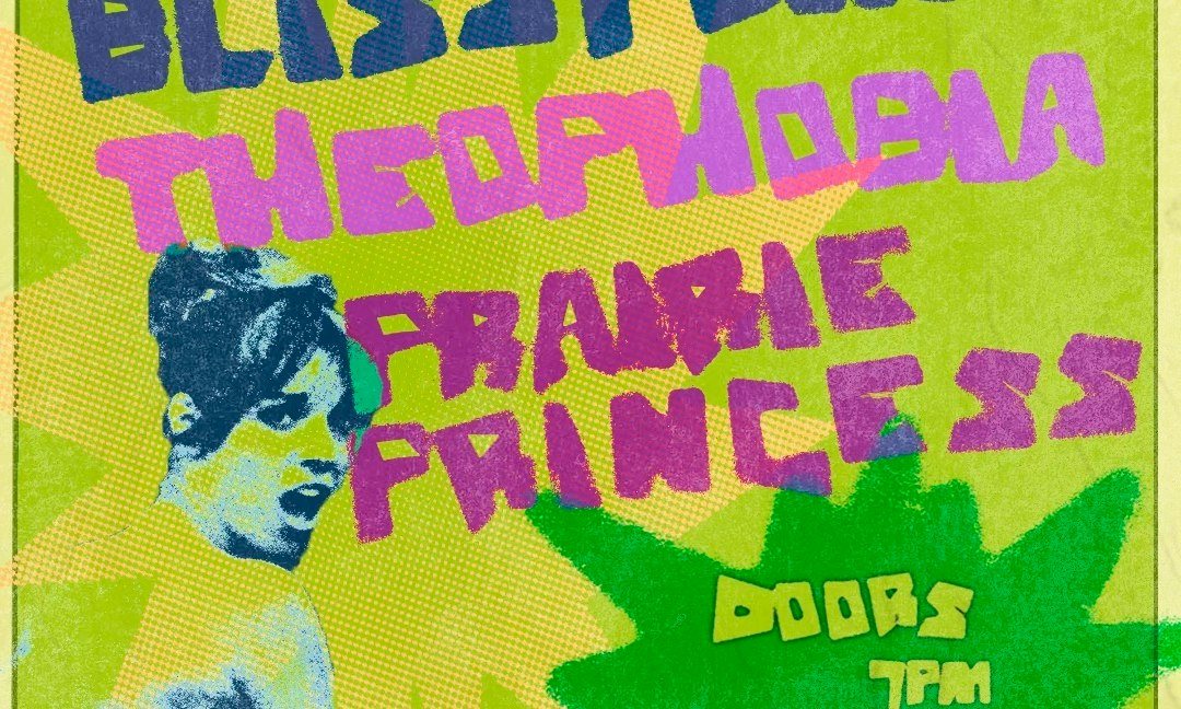 Poster: Jenny Alien (single release) • Blisspoint • Theophobia • Prairie Princess