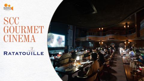 Poster: Screening of Ratatouille | SCC Gourmet Cinema, Hamilton Cocktail Bar, Nov 1