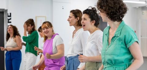 Affiche : Atelier Chants et Improvisations, Les Plateaux Sauvages, 27 oct.