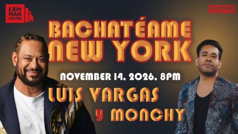 Poster: Bachatéame New York!, Lehman Center for the Performing Arts, Nov 14