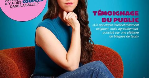 Affiche : Perrine Déza dans Sois polie, dis merci, Le Citron Bleu Café-théâtre - Blue Lemon Comedy Club, 30 oct.