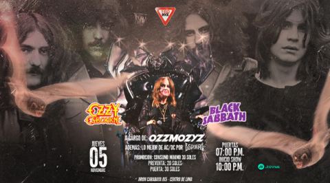 Cartel: Grandes Exitos de Ozzy Osbourne & Black Sabbath, Yield Rock, 5 nov