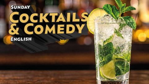 Affiche: Cocktails & Comedy, Comedy Café Amsterdam, 1 nov