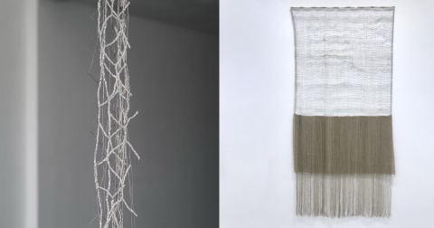 Poster: tender threads, Surrey Art Gallery, Sep 26
