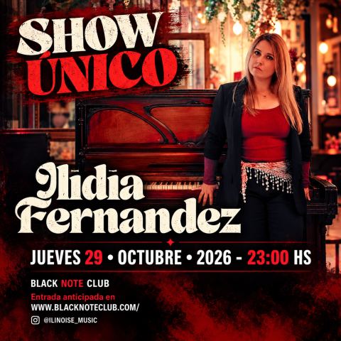 Cartel: DIANNA KEYS + ILIDIA FERNÁNDEZ, Black Note Club, 29 oct