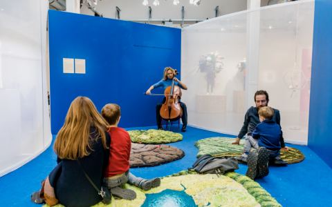 Affiche : Visites musicales de l’exposition « Semons nos résistances », MAIF Social Club, 14 oct.