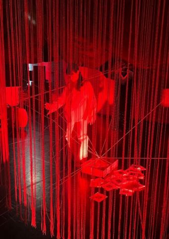 Poster: Caroline Lam - Burning threads, Arsenic – Centre d'art scénique contemporain, Nov 7