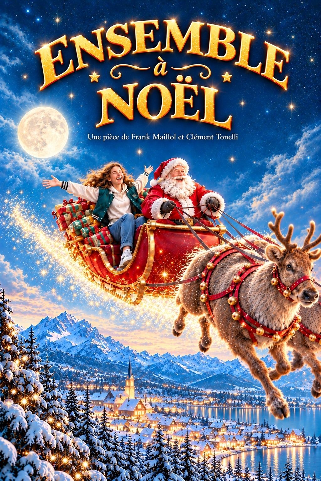 Affiche : Ensemble à Noël