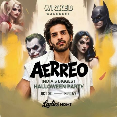 Poster: India’s Biggest Halloween Party Ft Aerreo at Sunburn Union, Sunburn Union, Oct 31
