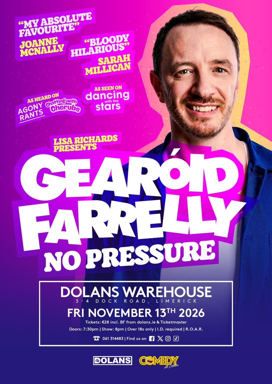 Poster: Gearoid Farrelly (Comedy)