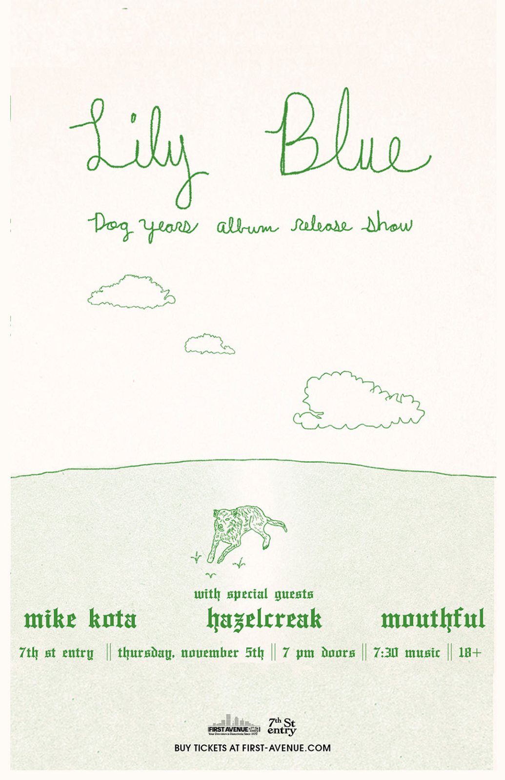 Poster: lily blue