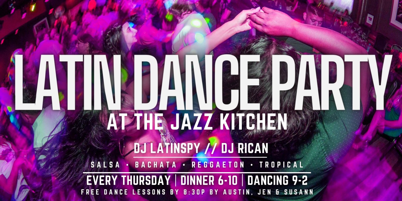 Poster: Latin Dance Party