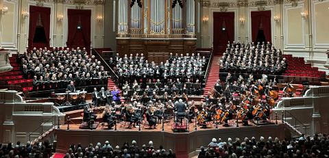 Affiche: Stichting Millenniumconcert met Dvořáks Stabat mater, Het Concertgebouw, 8 nov