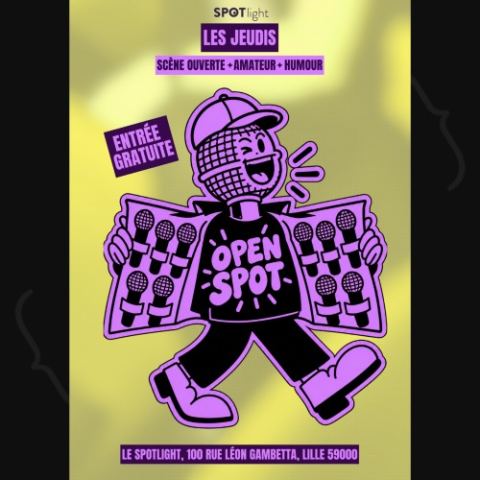 Affiche : OPEN SPOT, Le Spotlight, 5 nov.
