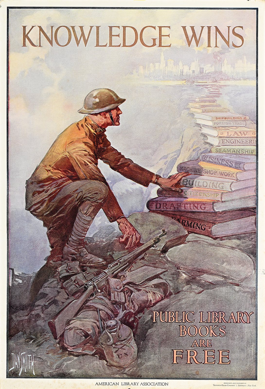 Poster: Reading Under Fire: Arming Minds & Hearts During Wartime
