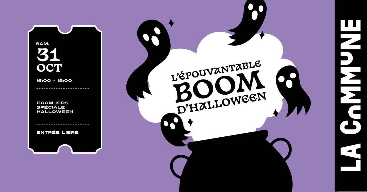 Affiche : L'épouvantable Boom d'Halloween