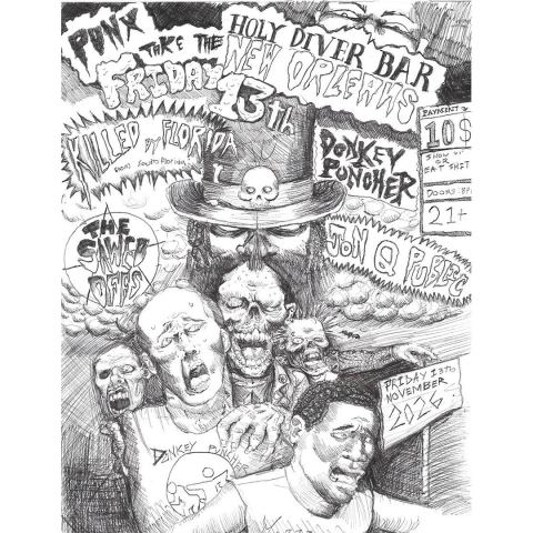 Poster: Jon Q Public, Holy Diver, Nov 13