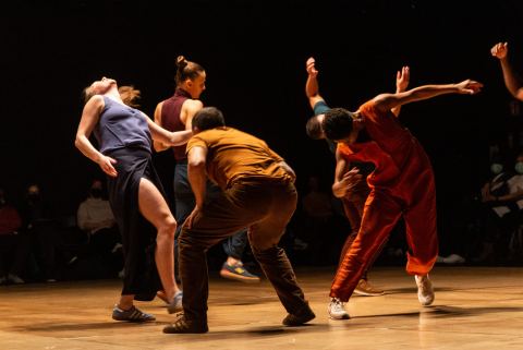 Poster: Physical Landscape by John Scott's Irish Modern Dance Theatre, Project Arts Centre, Oct 31
