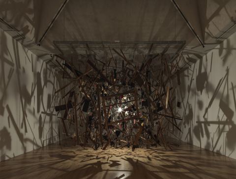 Poster: Cornelia Parker, City Gallery Wellington, Oct 10