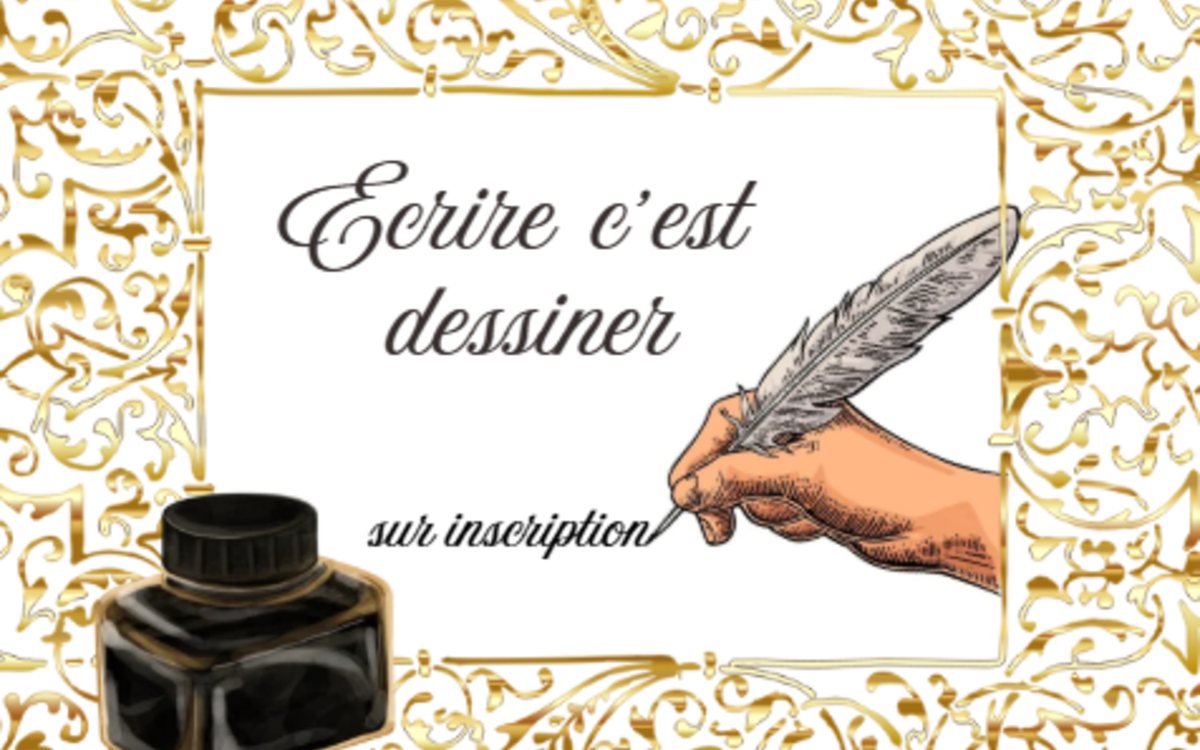 Affiche : Atelier de calligraphie latine