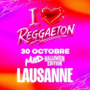 Affiche : I Love Reggaeton Halloween, MAD Club, 30 oct.