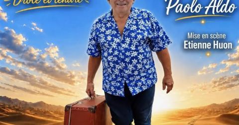 Affiche : Paolo Aldo dans Ma bonne étoile, Théâtre Darius Milhaud, 25 oct.