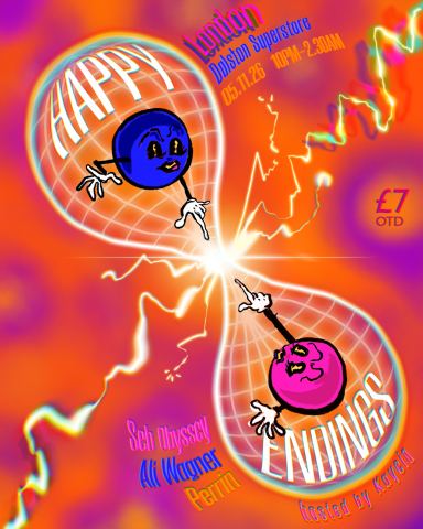 Poster: Happy Endings, Dalston Superstore, Nov 5