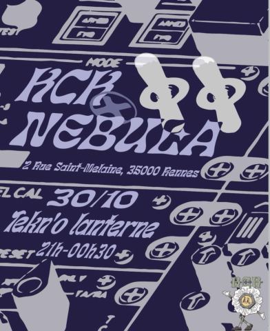 Affiche : KCK x NÉBULA, Nebula, 30 oct.