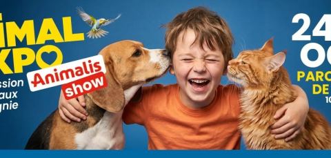 Affiche : Animal Expo, la fête des animaux, Parc floral de Paris, 24 oct.