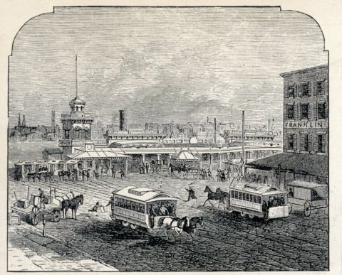 Poster: Transit Walk: Downtown Brooklyn, New York Transit Museum, Nov 21