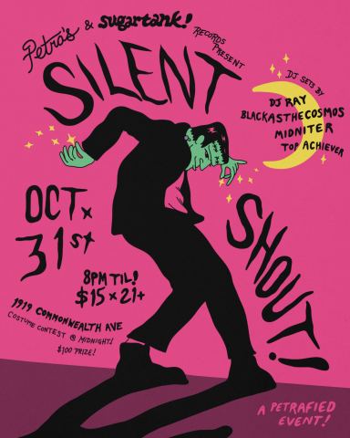 Poster: PETRAfied: presented by Sugartank! Records, Petra's, Oct 31