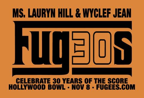 Poster: Ms. Lauryn Hill & Wyclef Jean, Hollywood Bowl, Nov 8