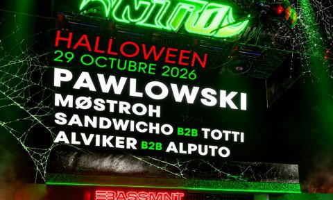 Poster: NITRO: Pawlowski + Sandwicho B2B TOTTI + Alviker B2B Alputo + Møstroh, The Bassement Club, Oct 29
