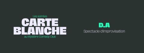 Poster: Carte Blanche - D.A, Mystère Comedy Club, Oct 30