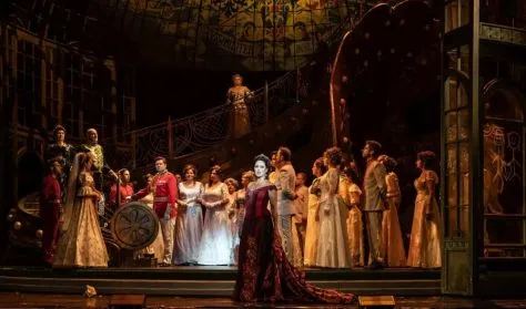 Plakát: Csárdáskirálynő, Budapesti Operettszínház, nov. 7.