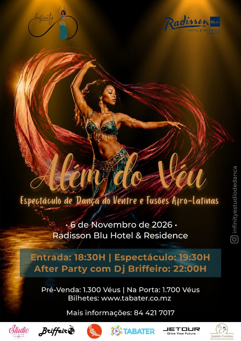 Cartaz: Além do Véu – Infinity Estúdio de Dança