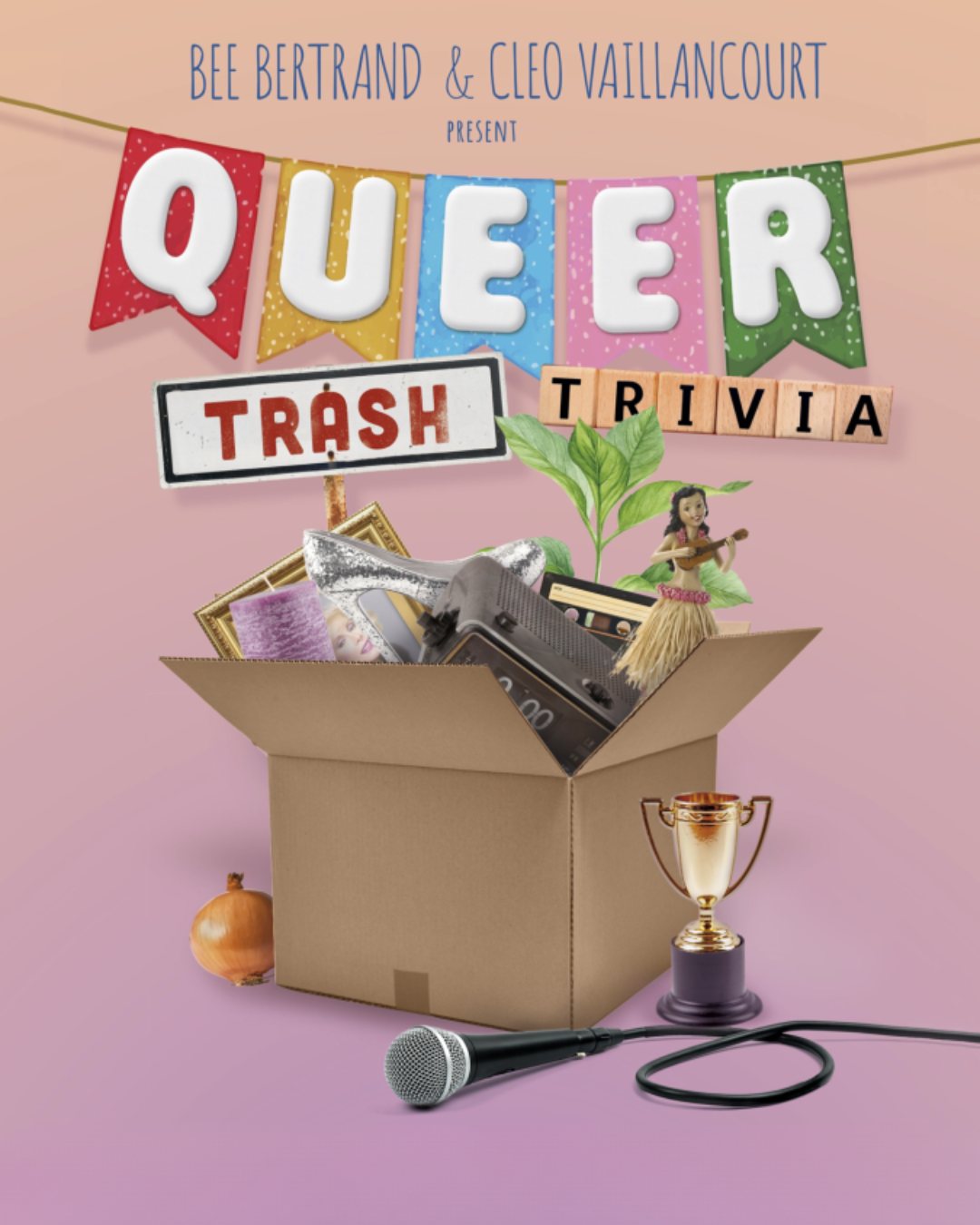 Poster: Queer Trash Trivia