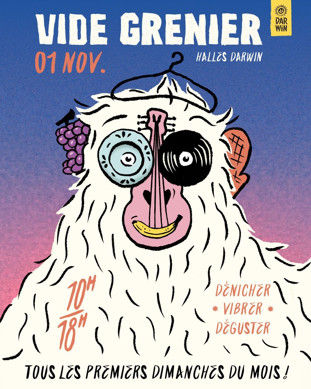 Poster: VIDE GRENIER À DARWIN