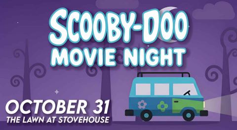 Poster: Scooby Doo On The Lawn, Stovehouse, Oct 31